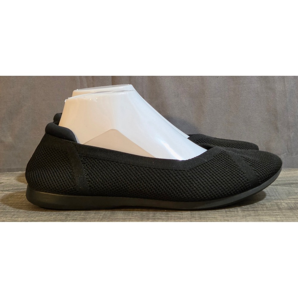 Clarks Cloudsteppers Carly Wish Ballet Flat Shoes Women's Size 9 Wide Black